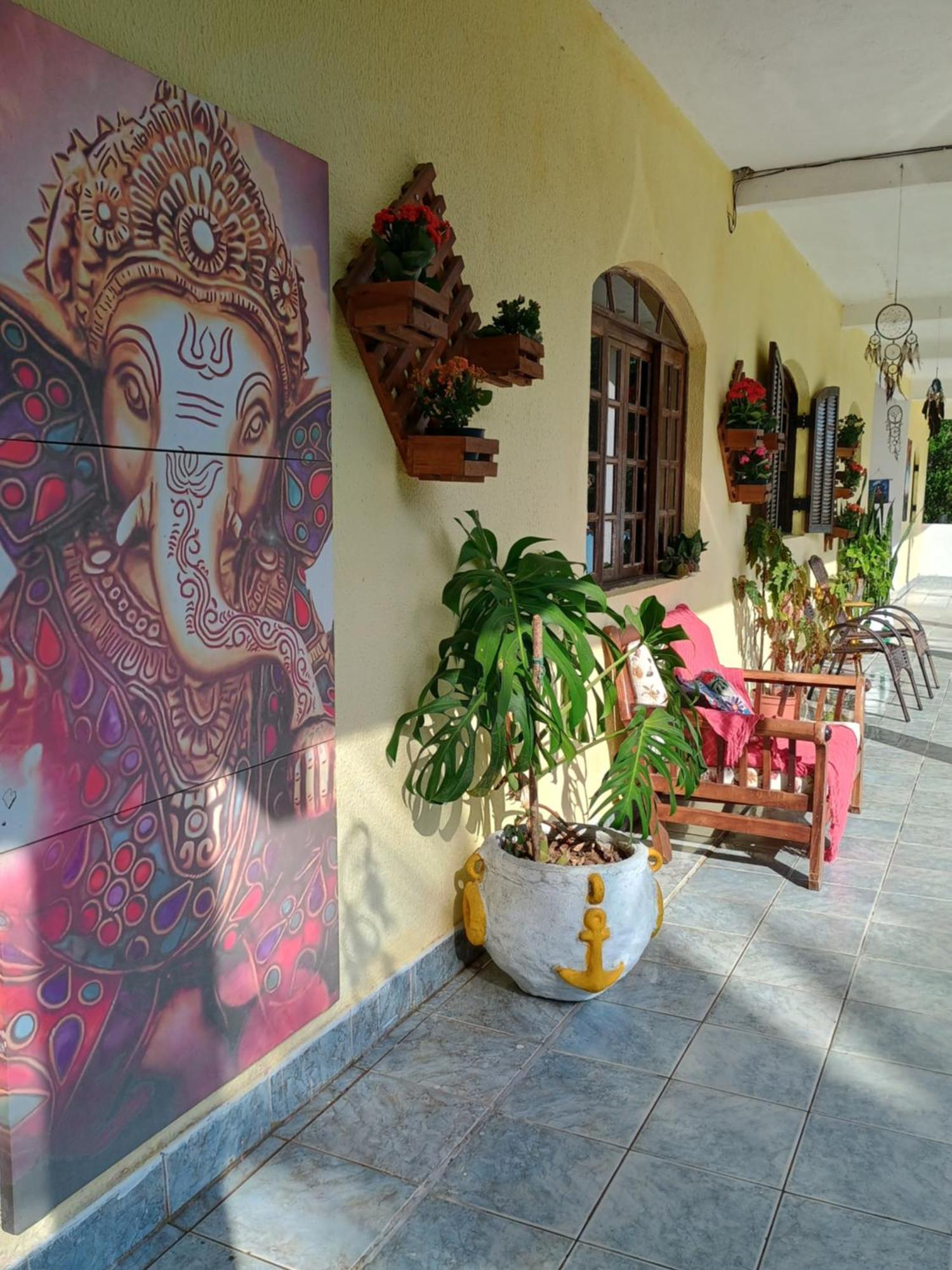 Renovo Beija-Flor Hostel E Espaco Terapeutico Бертиога Экстерьер фото